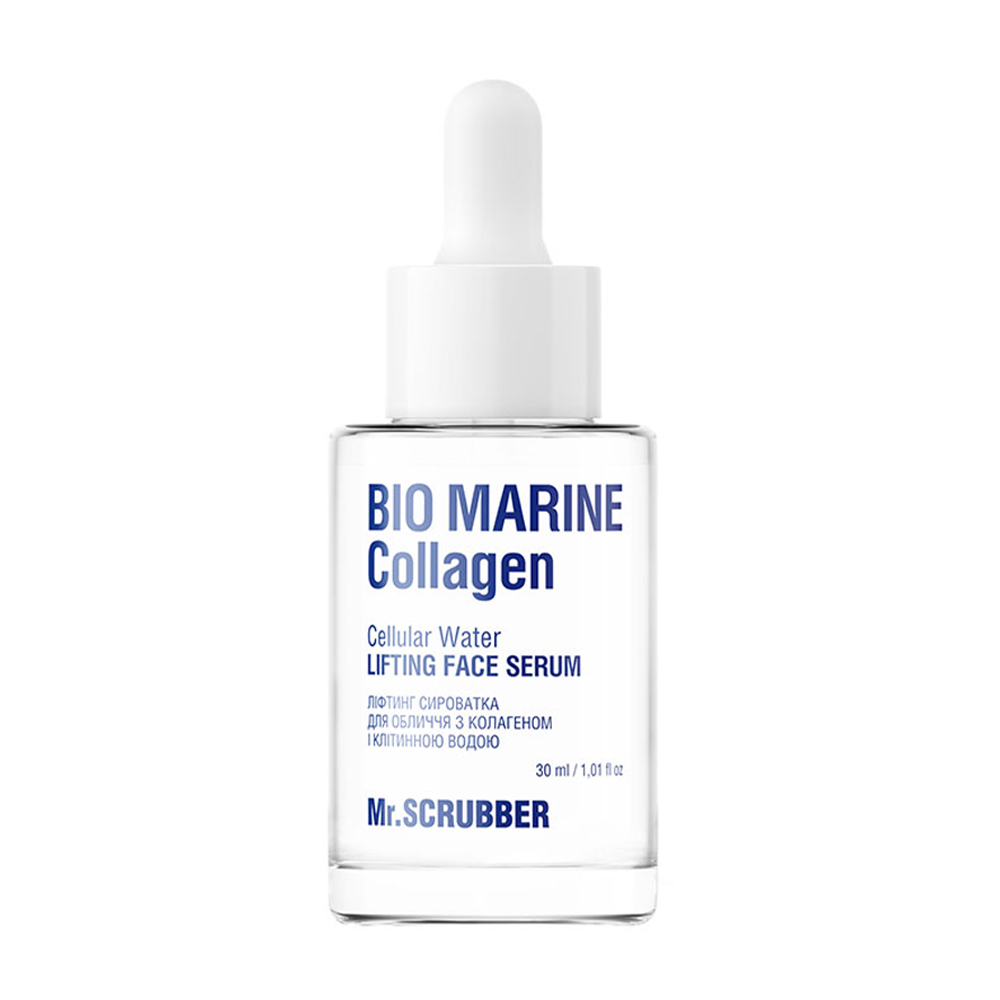 Ліфтинг сироватка для обличчя Mr.Scrubber Bio Marine Collagen Cellular Water Lifting Face Serum з колагеном і клітинною водою, 30 мл